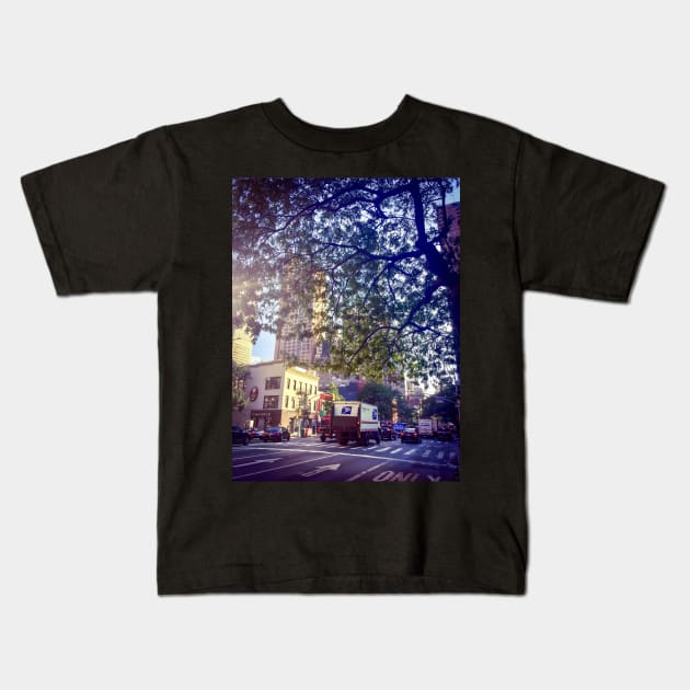 Midtown West, Manhattan, New York City Kids T-Shirt by eleonoraingrid